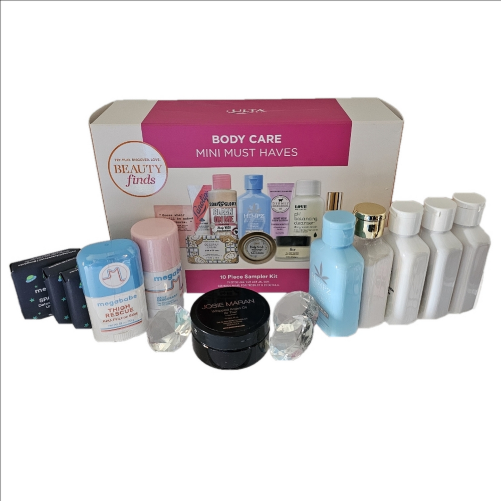 10+11 Ulta Body Care Sealed Box Beekman Lanolips Fur Nemat Sabon Dionis Megababe